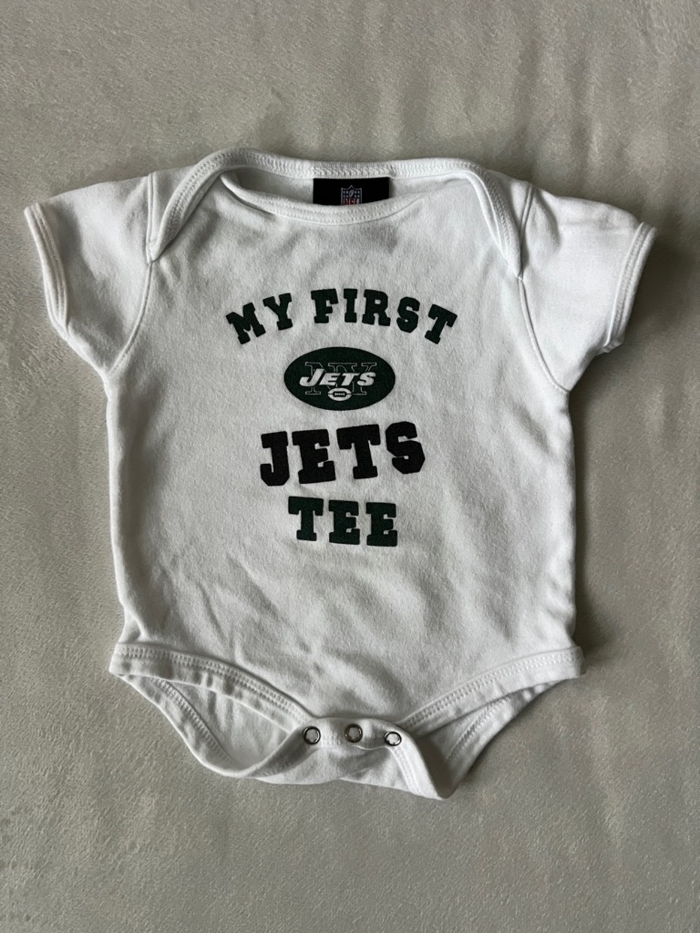 NFL New York Jets Infant Bodysuit - White and Green